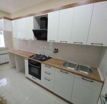 hazir metbex mebelleri: Sifarişlə hazırlanmış müxtəlif ölçülü mətbəx mebelləri. Rəng və dizayn — 31