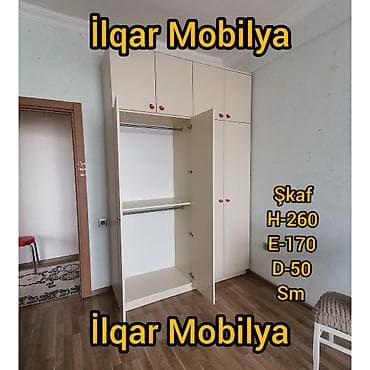 plasmas qab: Düz dolab, Yataq otağı üçün, Paltar üçün, Açılan, Quraşdırıla bilən, 4 qapılı — 5