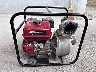 Benzinlə işləyən su nasosu – ELITECH 5.5 HP - Mühərrik: 4-taktlı — 5