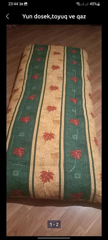 Böyüklər üçün Yeni Yun Döşək