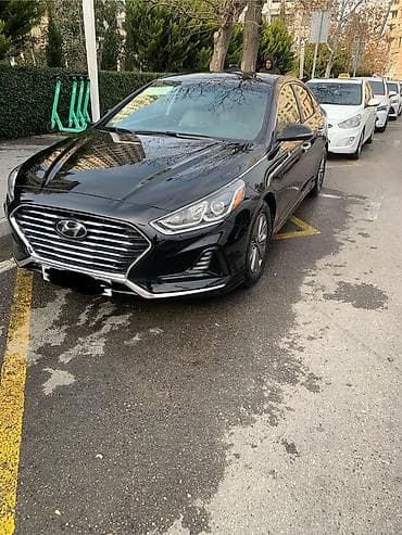 ucuz scooterlar: Hyundai Sonata sedan - Korpus rəngi: qara, xrom detallı iri ön — 6