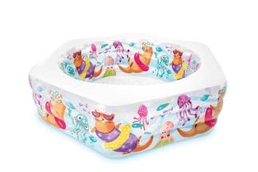 бассейны на ножках: Uşaq üçün şişmə hovuz 191x178x61 sm "Akvarium" şişmə dibi, 510l, 6 — 2