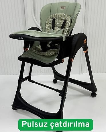 elekt: 👶 Kidilo 8200 – 4-də 1 Uşaq Yemək Stulu ✨ (Stul + Elektroyelləncək + — 1