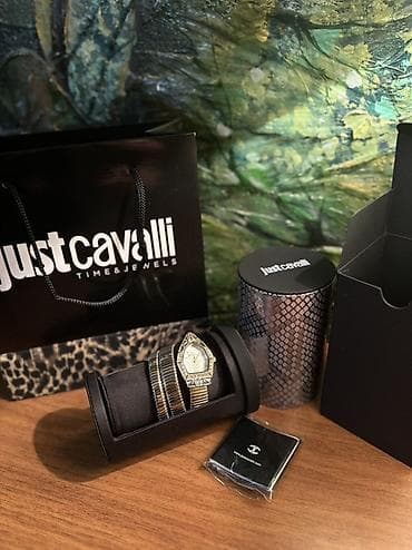 Eynəklər: Yeni, Qol saatı, Just Cavalli, rəng - Qızılı — 2