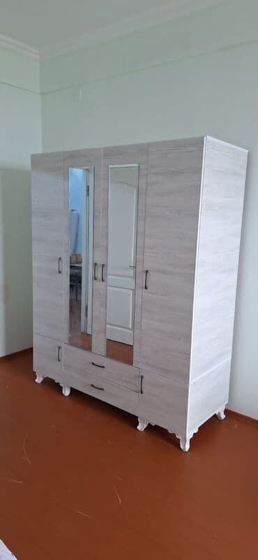 ayı dərisi: Yeni, Açılan, 4 qapılı Düz dolab, Şifonyer, Azərbaycan — 5