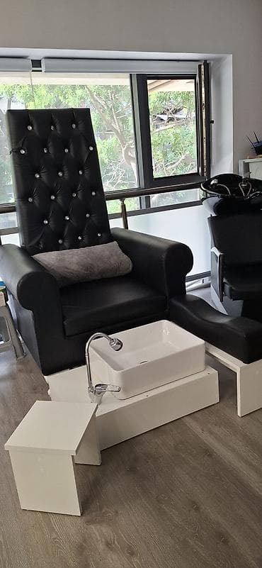 mebel dəst: Profesional pedikür stansiyası və salon kreslosu komplekti - Yüksək — 1