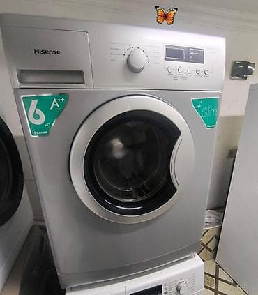 Paltaryuyan maşın Hisense, 6 kq, Avtomat, Qurutmasız, Kredit yoxdur