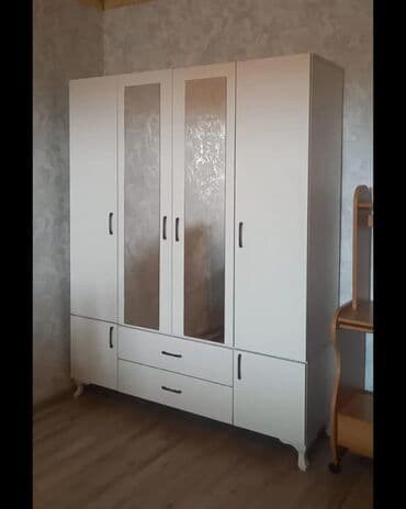 бу кровати: Yeni, Açılan, 4 qapılı Düz dolab, Qarderob, paltar dolabı, Azərbaycan — 25