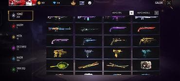 dim listening 1: Free Fire hesabı – yüksək səviyyəli, zəngin kolleksiya Profil: - Dil — 4