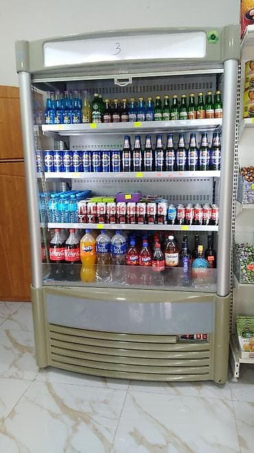 Vitrin tipli içki soyuducusu - Tip: Açıq önlü (self-service) vitrin