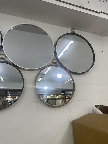 guzgü: Güzgü Divar üçün, Dairə, Dekorativ, Çərçivə ilə — 4