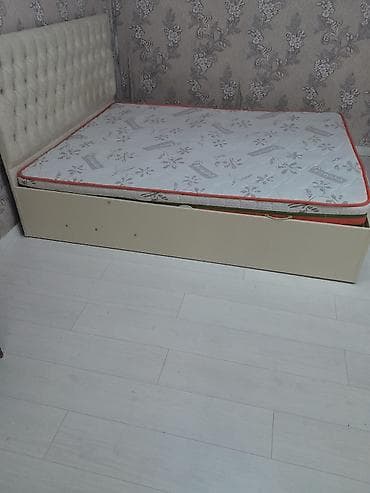 islenmis taxt: İşlənmiş, İkinəfərlik çarpayı, Bazalı, Matras ilə, Siyirməsiz — 5