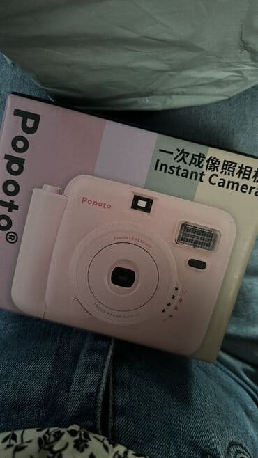 retro kameralar: Məhsul: Popoto Instant Camera – ani çap edən fotokamera (çəhrayı) — 1