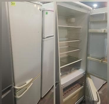 Soyuducu Paltaryuyan televizor vitrinlerin satış mərkəzi: İki qapılı soyuducu - Aşağıda dondurucu bölmə, yuxarıda əsas soyuducu