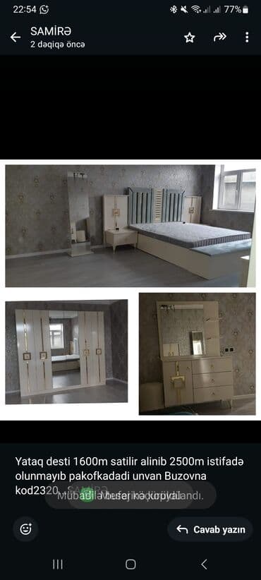 dolab satılır: Təknəfərlik çarpayı, Dolab — 1