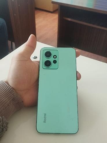 samavar satilir: Redmi Note 12, 128 GB, rəng - Yaşıl, Barmaq izi, İki sim kartlı, Face ID — 3