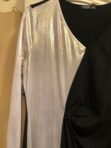 узбекское платье со штанами: Sifarisle gelib. Razmer uygun olmadigi ucun satilir. Yenidi 48-50 — 4