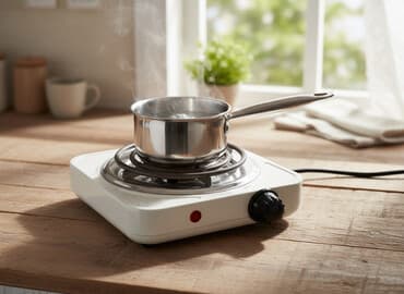 Plitələr və bişirmə panelləri: Plitə Elektrik, Stolüstü, 1 gözlü, İşlənmiş — 1