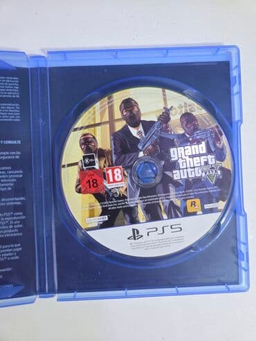 gta 5 disk: PS5 üçün Grand Theft Auto V (GTA V) – disk versiyası ideal vəziyətdə — 1