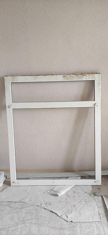 donuz salasi: PVC balkon-qapı və pəncərə dəsti - Material: ağ PVC profil, ikili — 5
