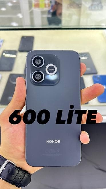 Honor 256 GB, rəng - Boz, Zəmanət, Sensor, Barmaq izi