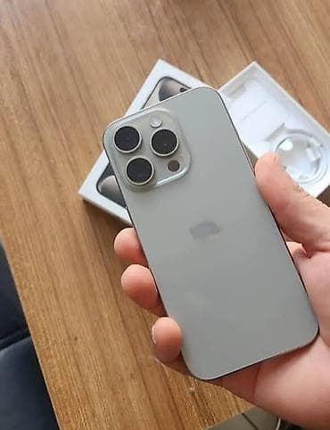 IPhone 15 Pro Max, 256 GB, Zəmanət, Face ID, Sənədlərlə