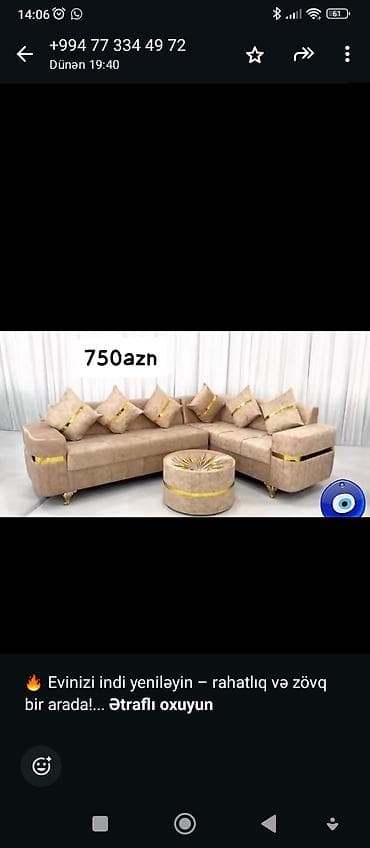 ağ divan: Mebel dəsti və ayrı-ayrı mebellər - Künc divanlar: - Boz rəngdə — 4