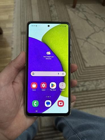lenovo tab m11: Samsung Galaxy A52, 128 GB, rəng - Mavi, İki sim kartlı — 1