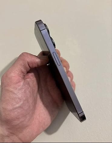 tecno spark slim 5g: IPhone 14 Pro, 256 GB, Deep Purple, Zəmanət, Kredit, Qırıq — 5
