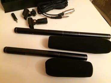 Pulsuz: Video chekiliwler ucun professional mikrafon qutuda aksesuarlar hamisi — 5