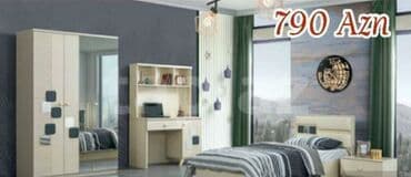 gəncə darvaza: Oğlan və qız üçün, Yeni, Təknəfərlik çarpayı, Dolab, Tumba, Yazı masası — 5