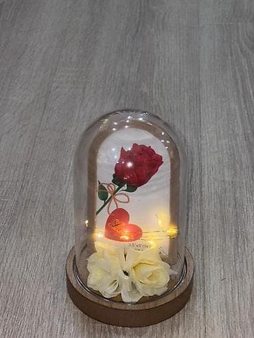 step deke: Fiqur, Şüşə, rəng - Qırmızı — 1