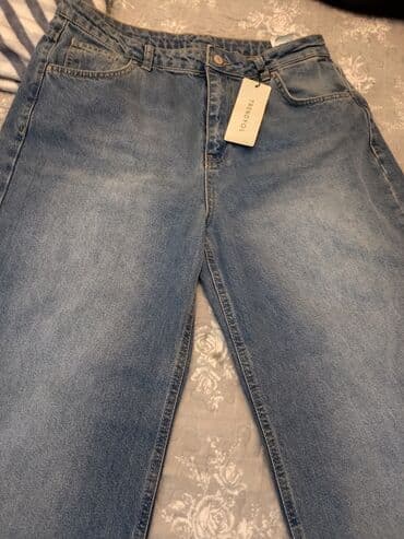 travka uşaq sviterləri: TrendyoL brendi klassik mavi rəngli cins şalvar 42 razmerheç — 3