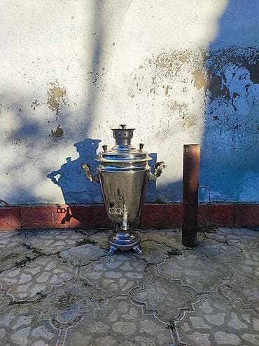İşlənmiş Od Samovar, 7 l, Ünvandan götürmə