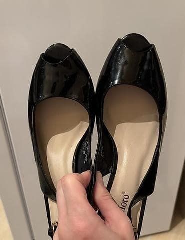 Туфли: MariaMoro qadın ayaqqabısı 39 ölçü - Model: açıq burunlu slingback - — 1