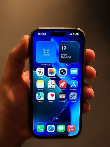15 pro max titanium: IPhone 15 Pro, 128 GB, Natural Titanium, Face ID — 6
