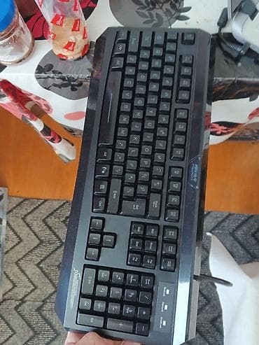 samsung tab 5: A4Tech KR-85 USB klaviatura-GAMER OYUN KLAVIATURA ISHIKLI - Tam — 1
