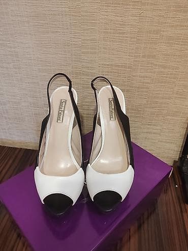 Женская обувь: Saten Fabiani brendi qadın ayaqqabısı - Model: Slingback açıq burunlu — 3