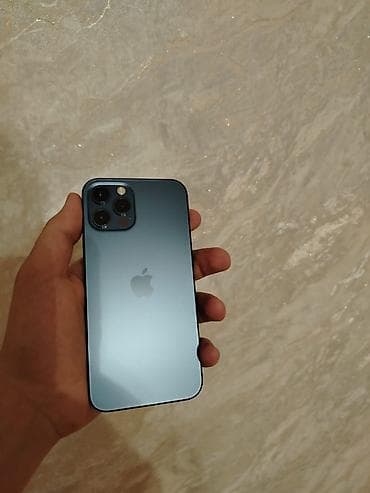 world telecom iphone 12 pro: IPhone 12 Pro, 128 GB, Pacific Blue, Simsiz şarj, Face ID — 4