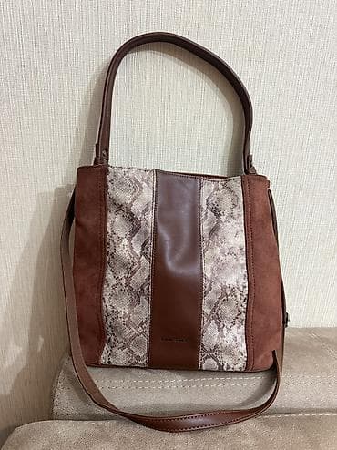 Çantalar: Qadın çanta dəsti – 4 fərqli model 1) Tünd albalı rəngli crossbody: - — 8