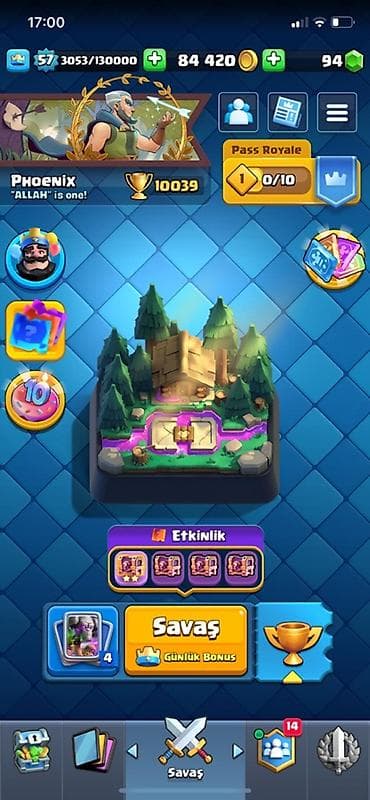Clash Royale hesabı – yüksək səviyyəli kolleksiya və güclü destələr — 7