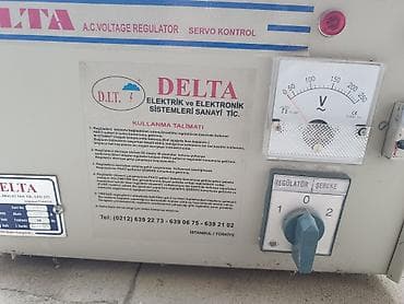 delta: İşlənmiş, Sənaye üçün, 1 faza, Gərginliy stabilizatoru, 220 V, Ünvandan götürmə, Kredit yoxdur — 5