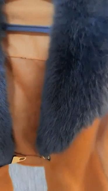 aşbaz geyimi: Narıncı rəngli qısa xəz jaket - Parlaq narıncı ton, yumşaq xəz — 3