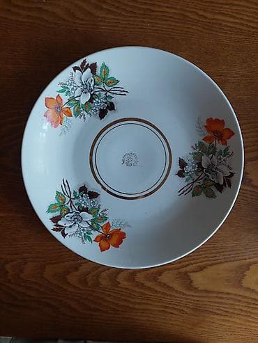 boşqablar: Boşqablar, 2 ədədli dəst, rəng - Ağ, Keramika — 1