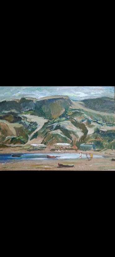 divar ucun şəkillər: Rəssam Mirteyyub Xəlilovun əl işləri. (Müxtəlif ölçülü Xols, Karton — 19