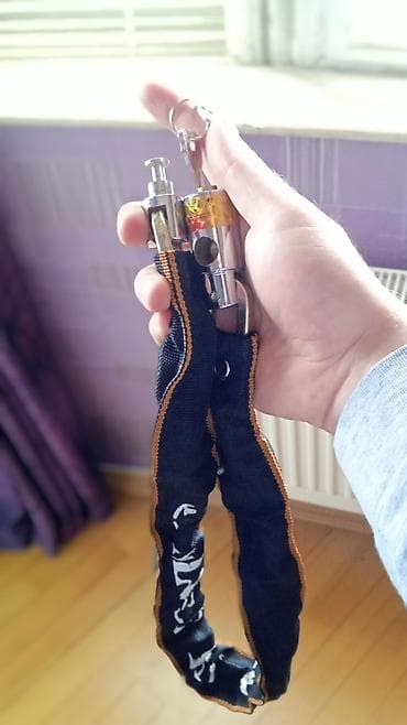 Velosiped ehtiyyat hissələri: Dəmir velosipet və skuter üçün zincir kilit.Şəkildə orjinal hologramı — 6