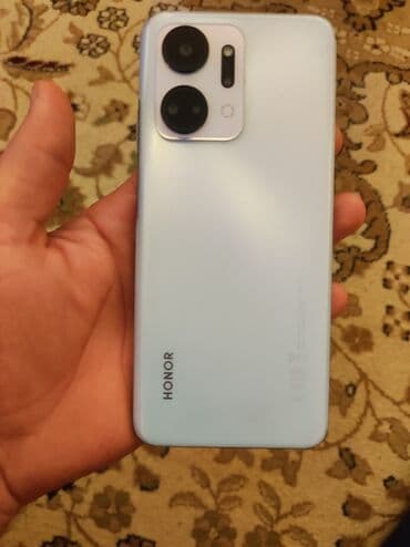 dell komputerlerin qiymeti: Honor X7a, 128 GB, rəng - Mavi, Barmaq izi — 4