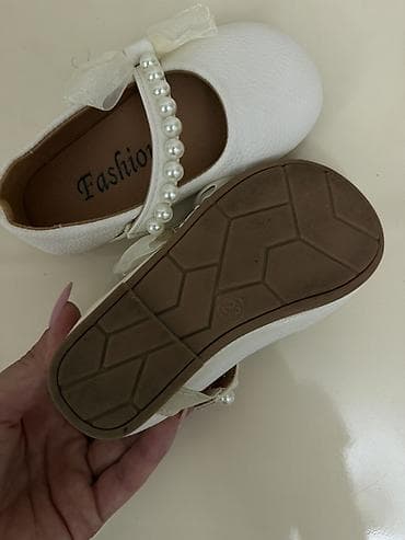 baletka ayaqqabilar: Rəng - Ağ Baletkalar, Ölçü: 23, Qız üçün — 3