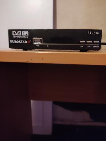 TV antenlər: EUROSTAR ET-514 DVB-T2 Terrestrial rəqəmsal TV tuner.azer.kanali.acir — 2