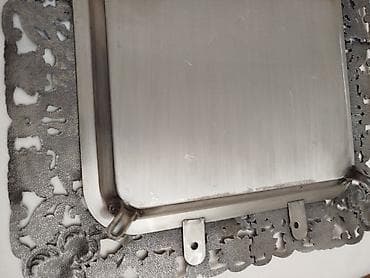 Metall süfrə sinisi – dekorativ haşiyəli - Material: metaldan — 5
